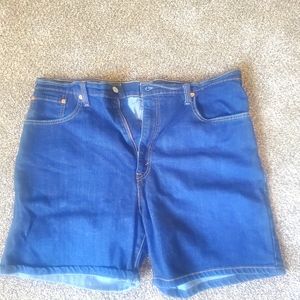 Levi's Men's 569 Denim Shorts 40in waist Dark Wash 6in inseam